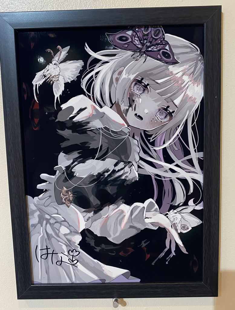 サイン付きイラスト原画⑰