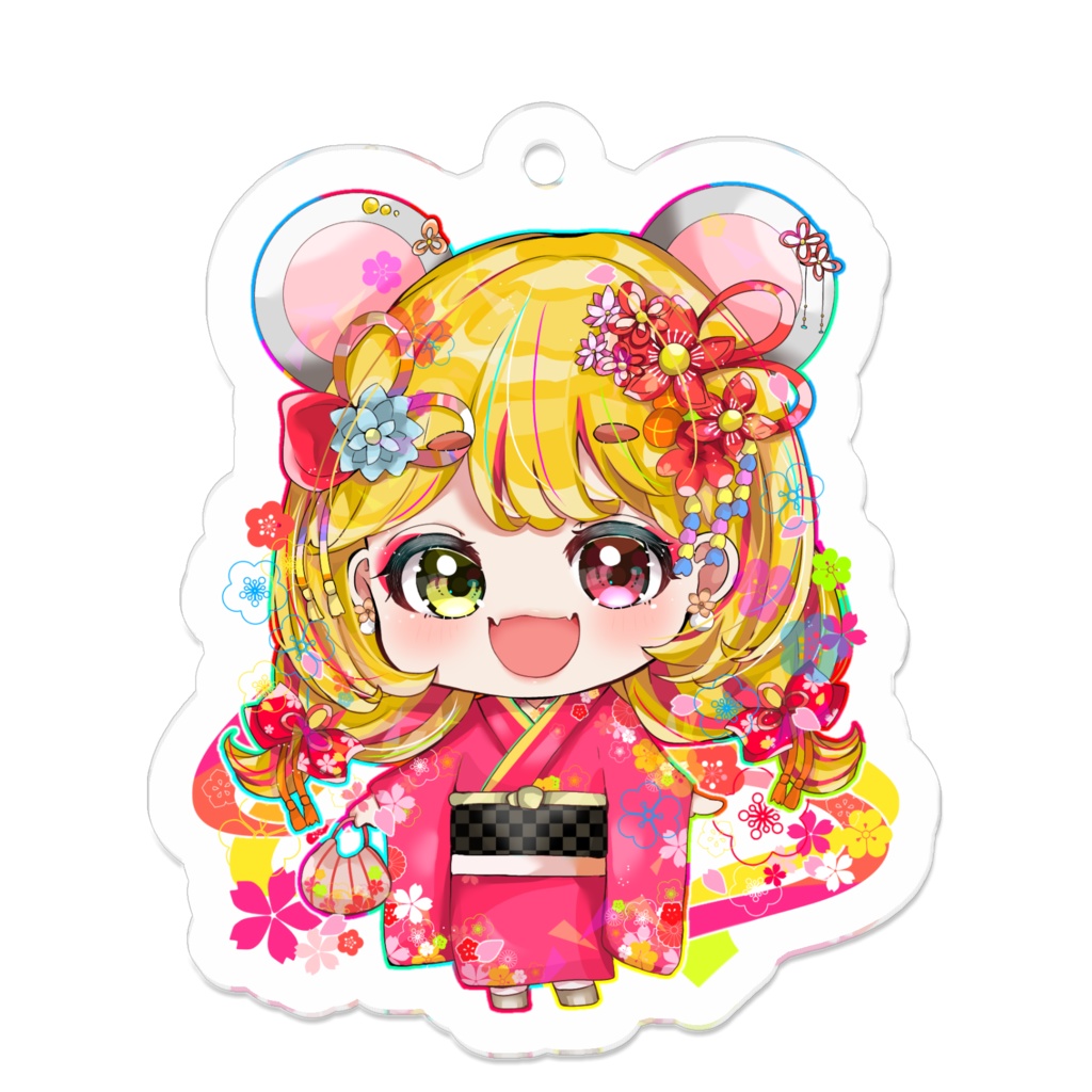 ねずみちゃんオリジナルアクキー🐭