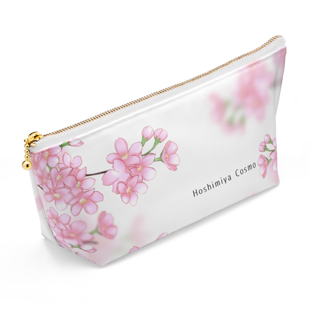 Spring is here.🌸ポーチ