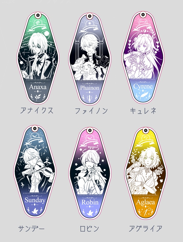 【スタレ】モーテル風アクキー