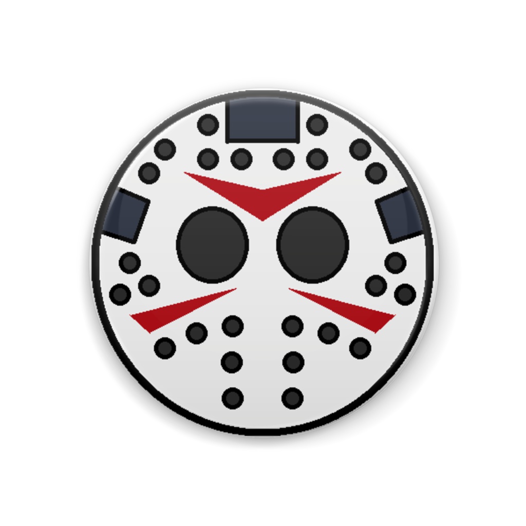 ジェイソンマスクバッジ