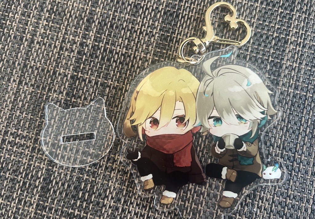 ぽかぽかカヴェアルアクスタキーホルダー