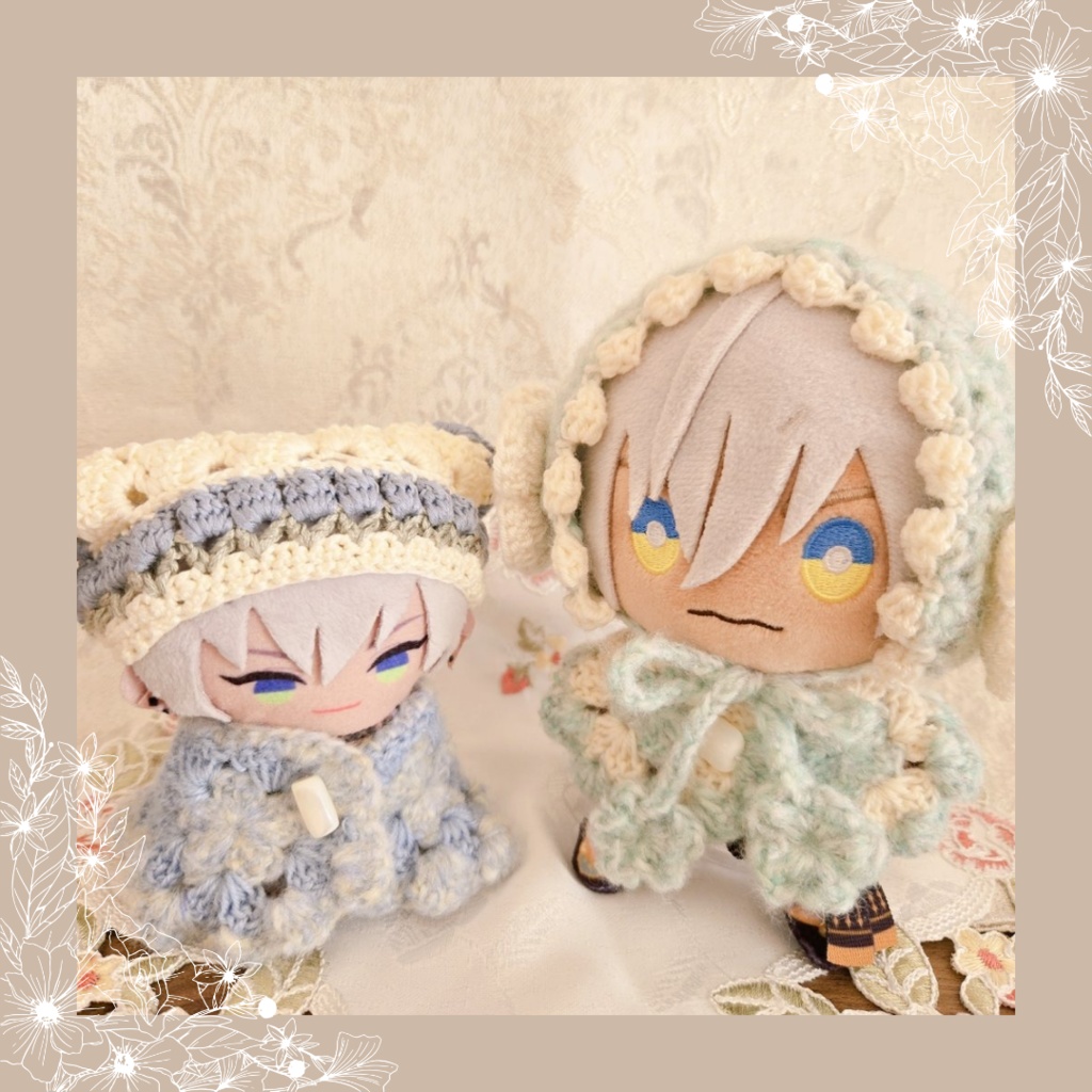 〖ぬいぱぺ兼用〗ふわふわケープ