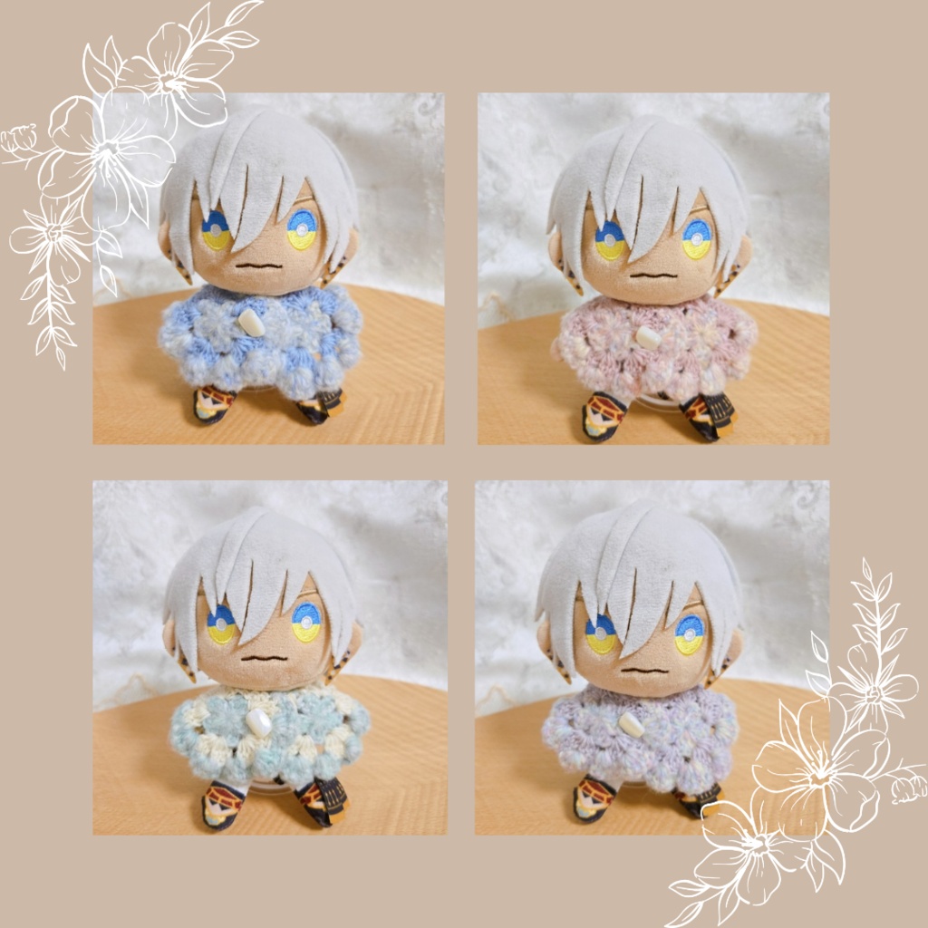 〖ぬいぱぺ兼用〗ふわふわケープ