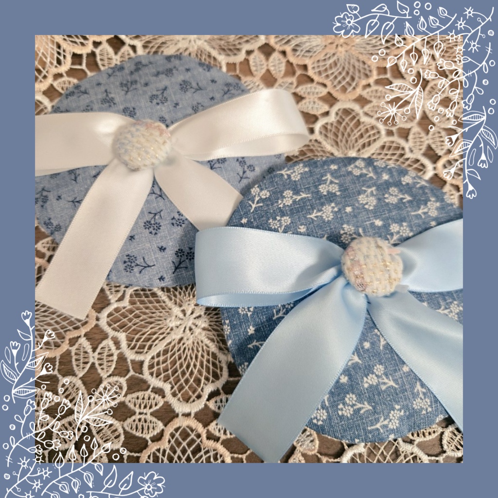 〖ぬい用〗デニムベレー帽