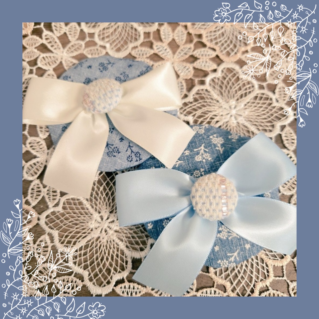 〖ぱぺ用〗デニムベレー帽