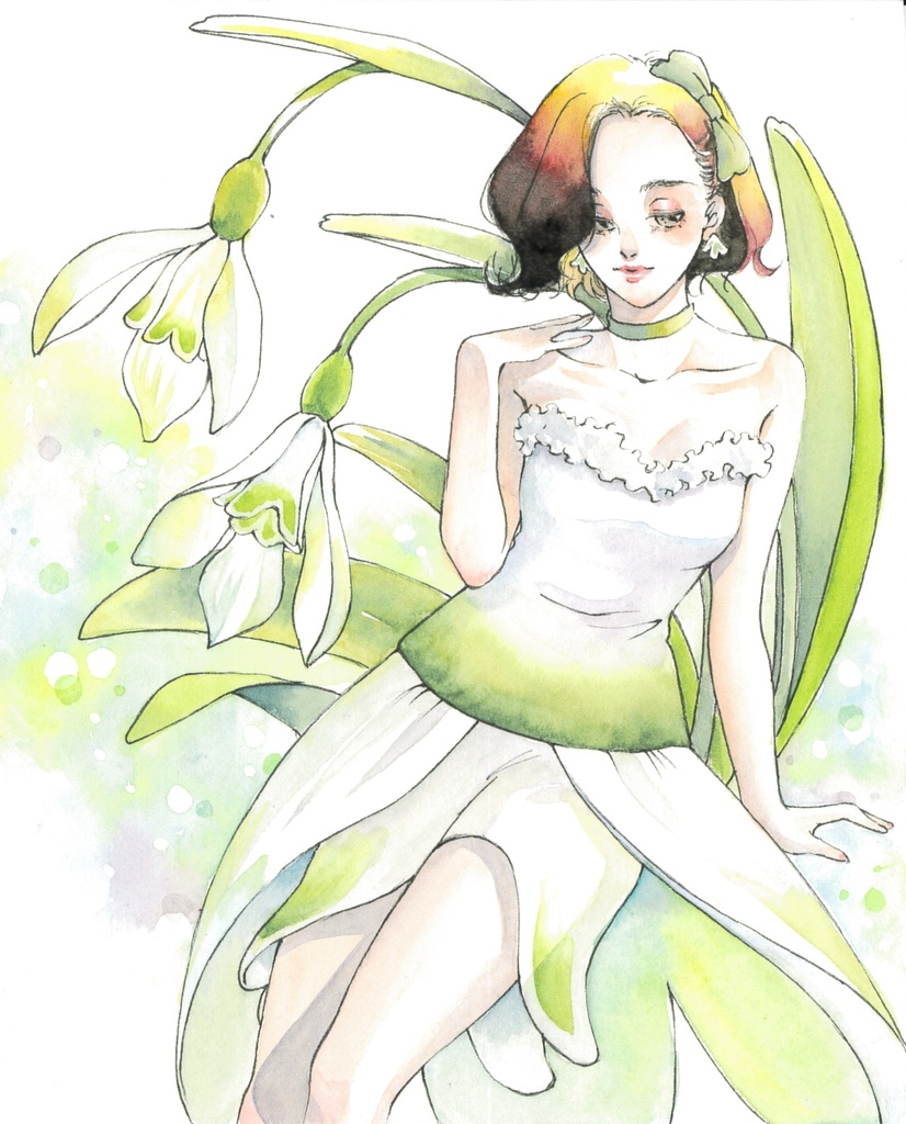 イラスト原画各種 春夏秋冬