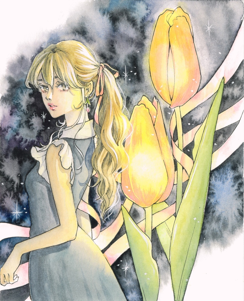 イラスト原画各種 春夏秋冬