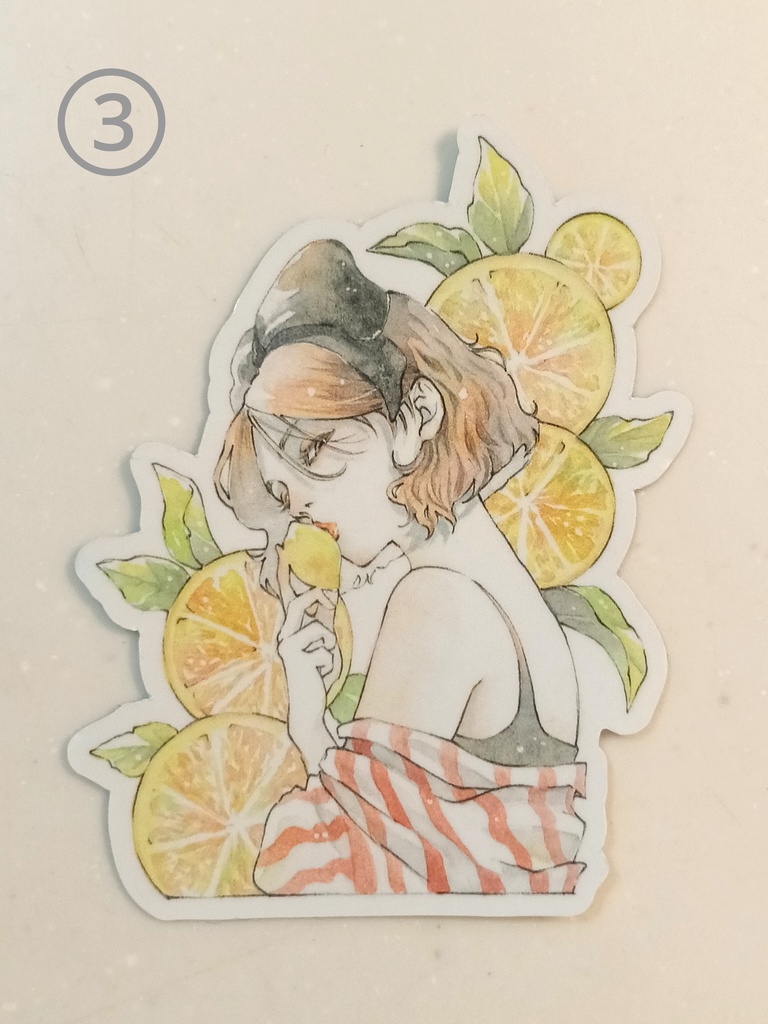 ステッカーgirls