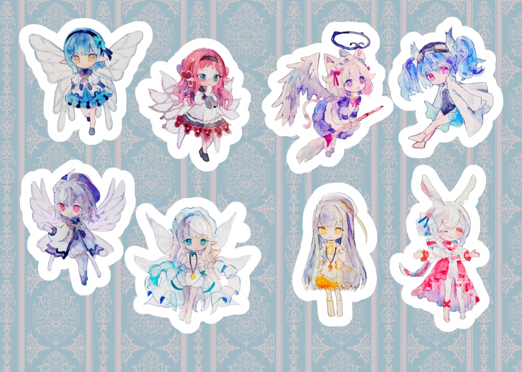 ハーフカットシール　A5サイズ