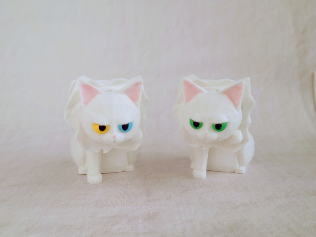 穴あき風猫メモスタンド