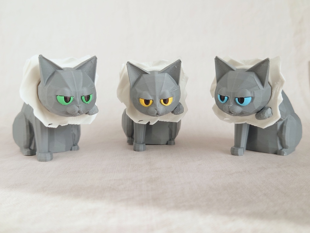 穴あき風猫メモスタンド