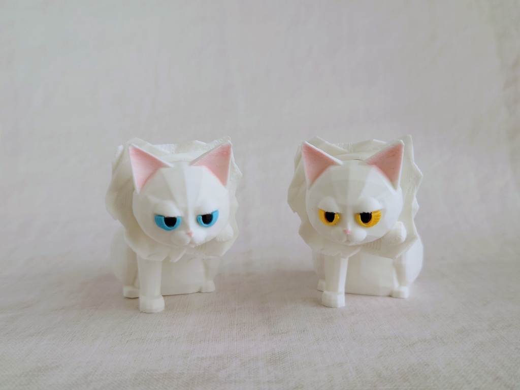 穴あき風猫メモスタンド