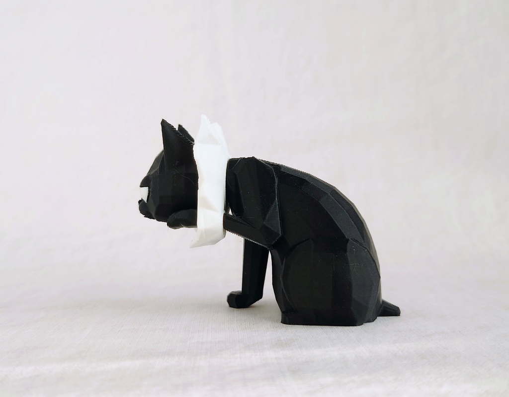 穴あき風猫メモスタンド