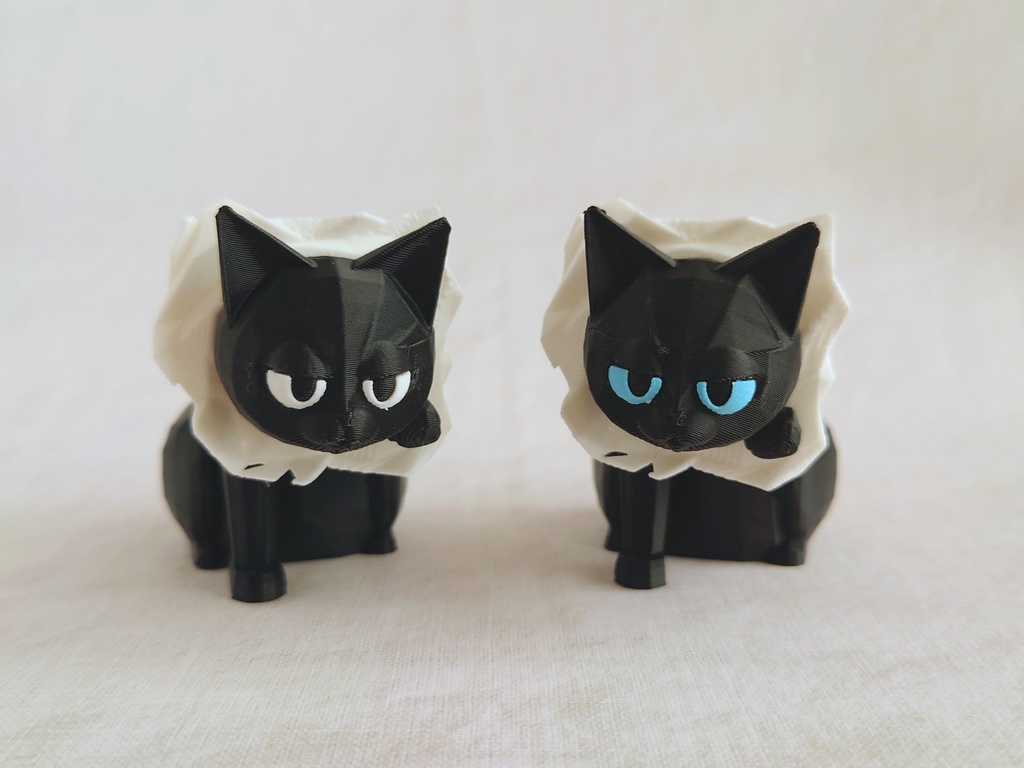 穴あき風猫メモスタンド