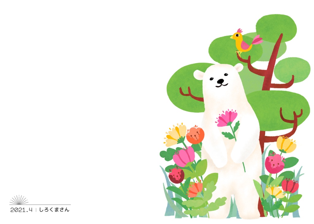 Little flower Sugiya Fusae Illustration works 2021