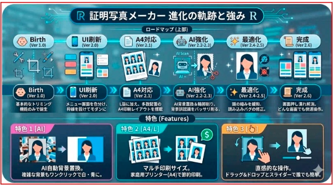 証明写真メーカー Ver.3.8.2 AI