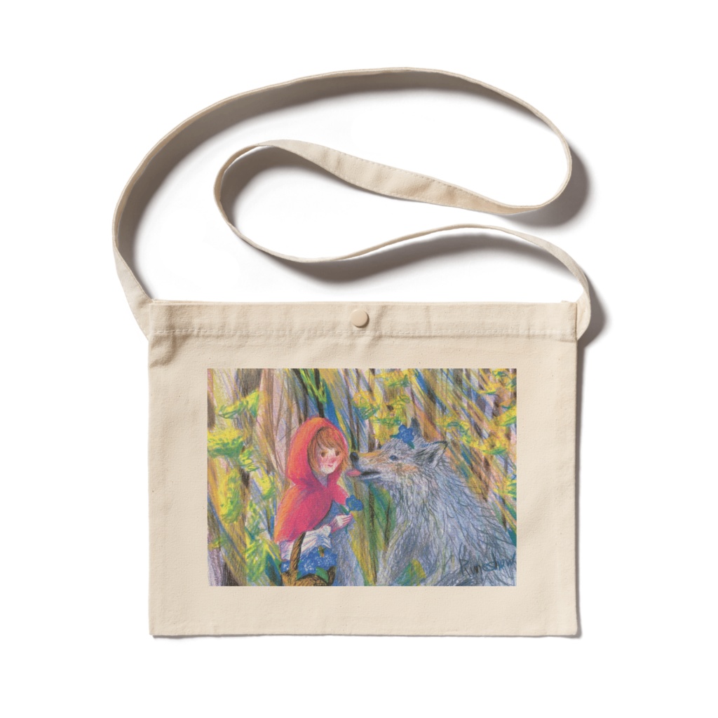 赤ずきんとオオカミ「木漏れ日の中」