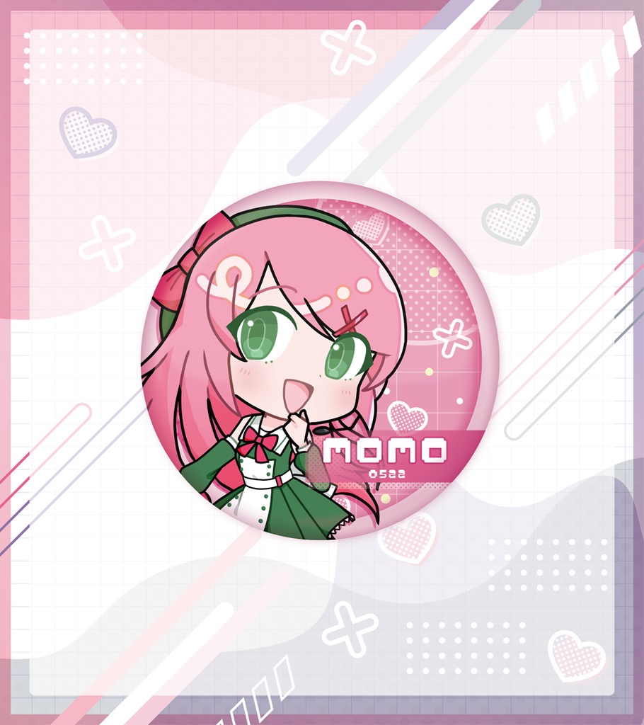 UTAU三人娘+ユフさん 57mm缶バッジ