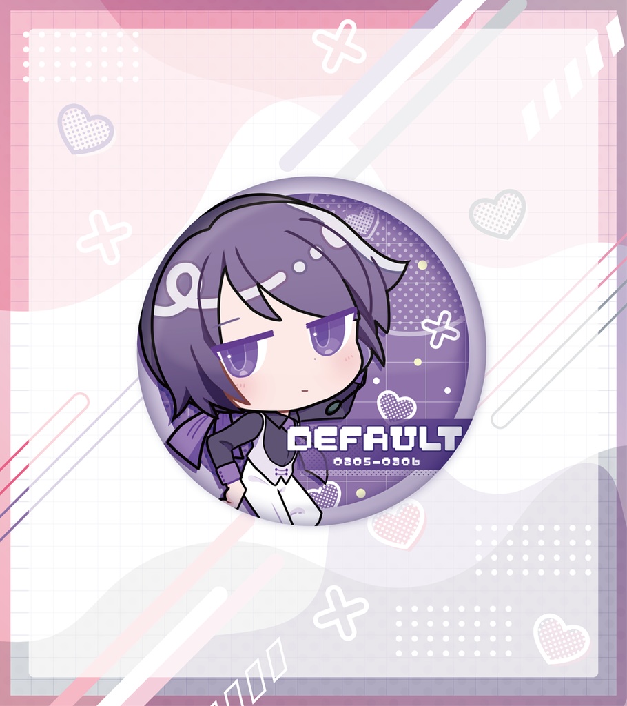 UTAU三人娘+ユフさん 57mm缶バッジ