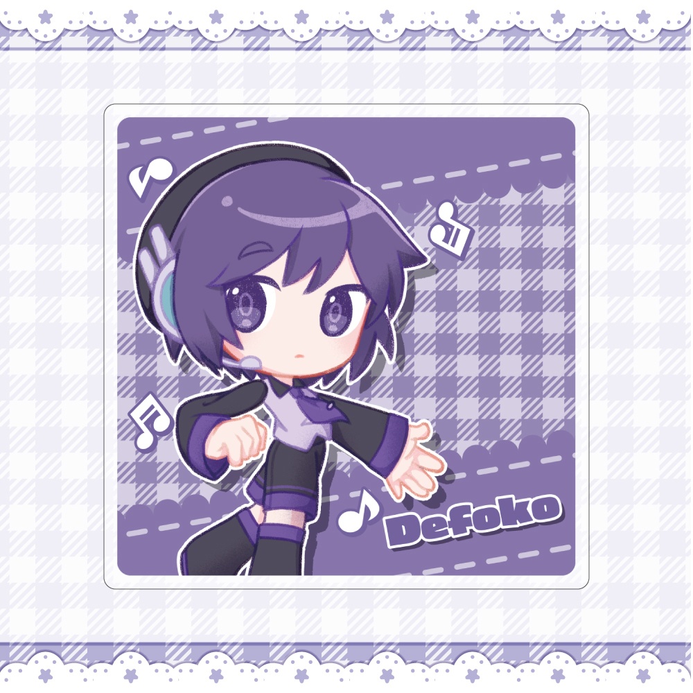 UTAてるの2025頒布物 オーロラアクリルコースター