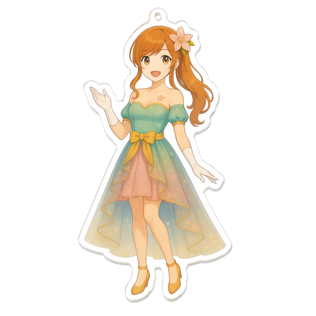 はるのたより全等身アクリルキーホルダー(シンプルver)