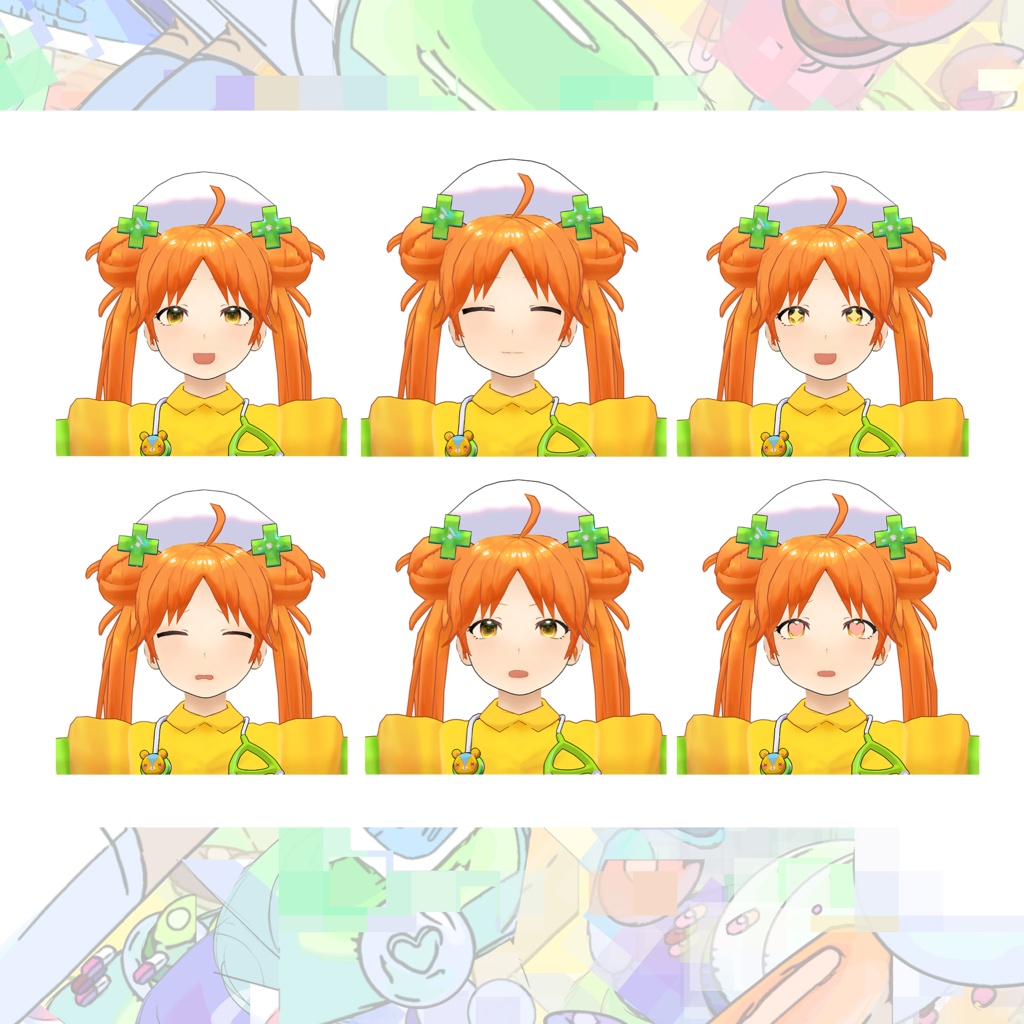 【無料配布】オリジナル3Dモデル「マナ」