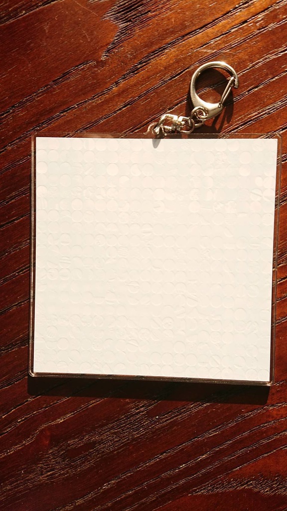 【ごまつぶより小さな世界 400種類 ver】 アクリルキーホルダー - 100 x 100 (mm)