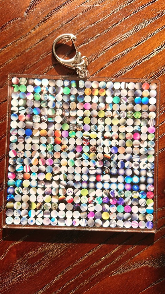 【ごまつぶより小さな世界 400種類 ver】 アクリルキーホルダー - 100 x 100 (mm)