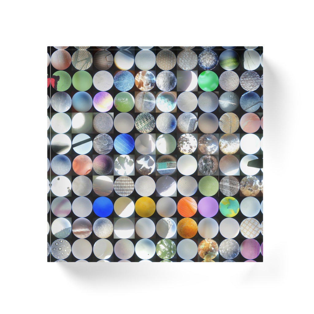 【ごまつぶより小さな世界 100種類 ver】 アクリルブロック