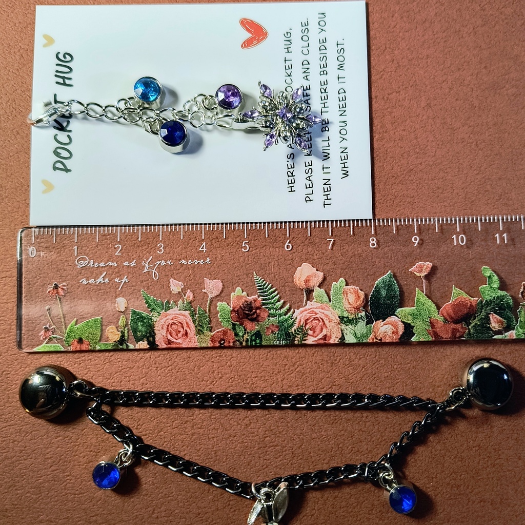 【概念4点セット】蝶と雪とうさぎのチャーム(しのぶ・猗窩座・義勇イメージ)