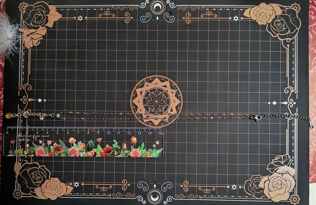 【鬼滅イメージ】霹靂の閃光・耳飾り&ネックレスセット(おまけチャーム付き)