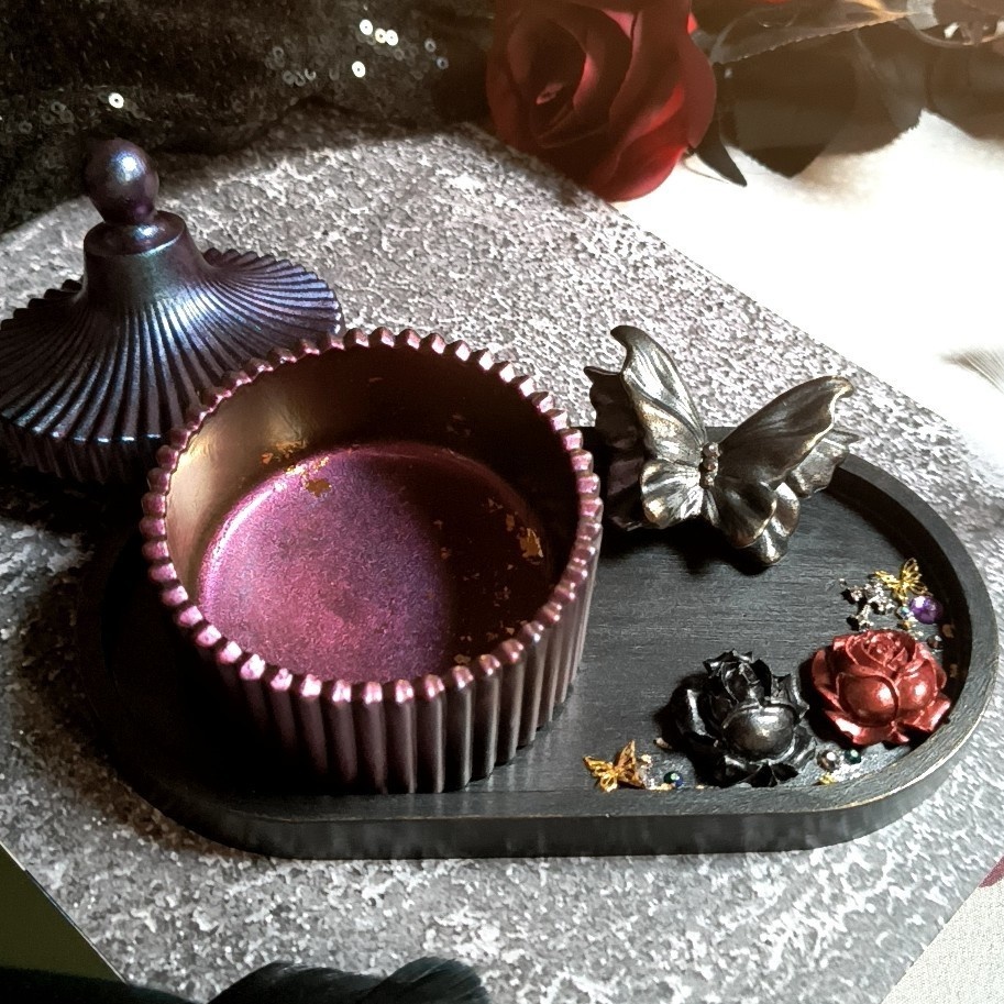 【訳あり・アウトレット】胡蝶しのぶイメージ 蝶と薔薇の幻想インテリアセット(撥水コーティング済)