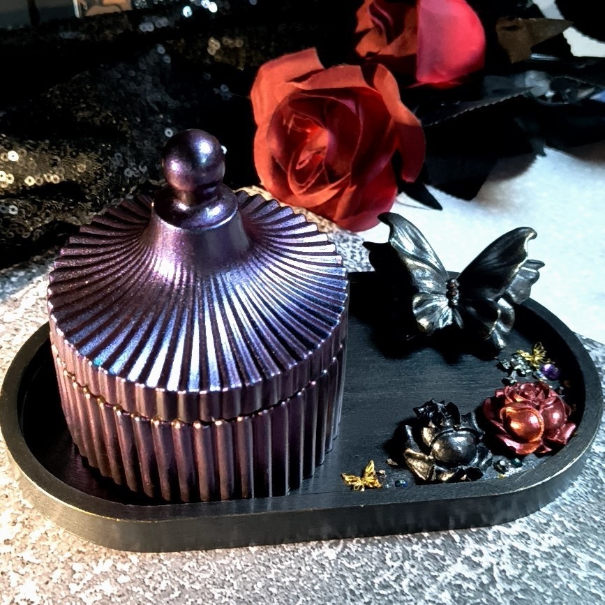 【訳あり・アウトレット】胡蝶しのぶイメージ 蝶と薔薇の幻想インテリアセット(撥水コーティング済)