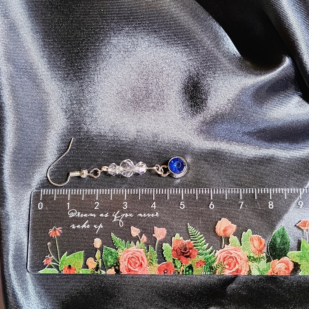 【概念アクセサリー】静かなる水面 - 義勇イメージのアクセサリーセット(イヤリング変更可)