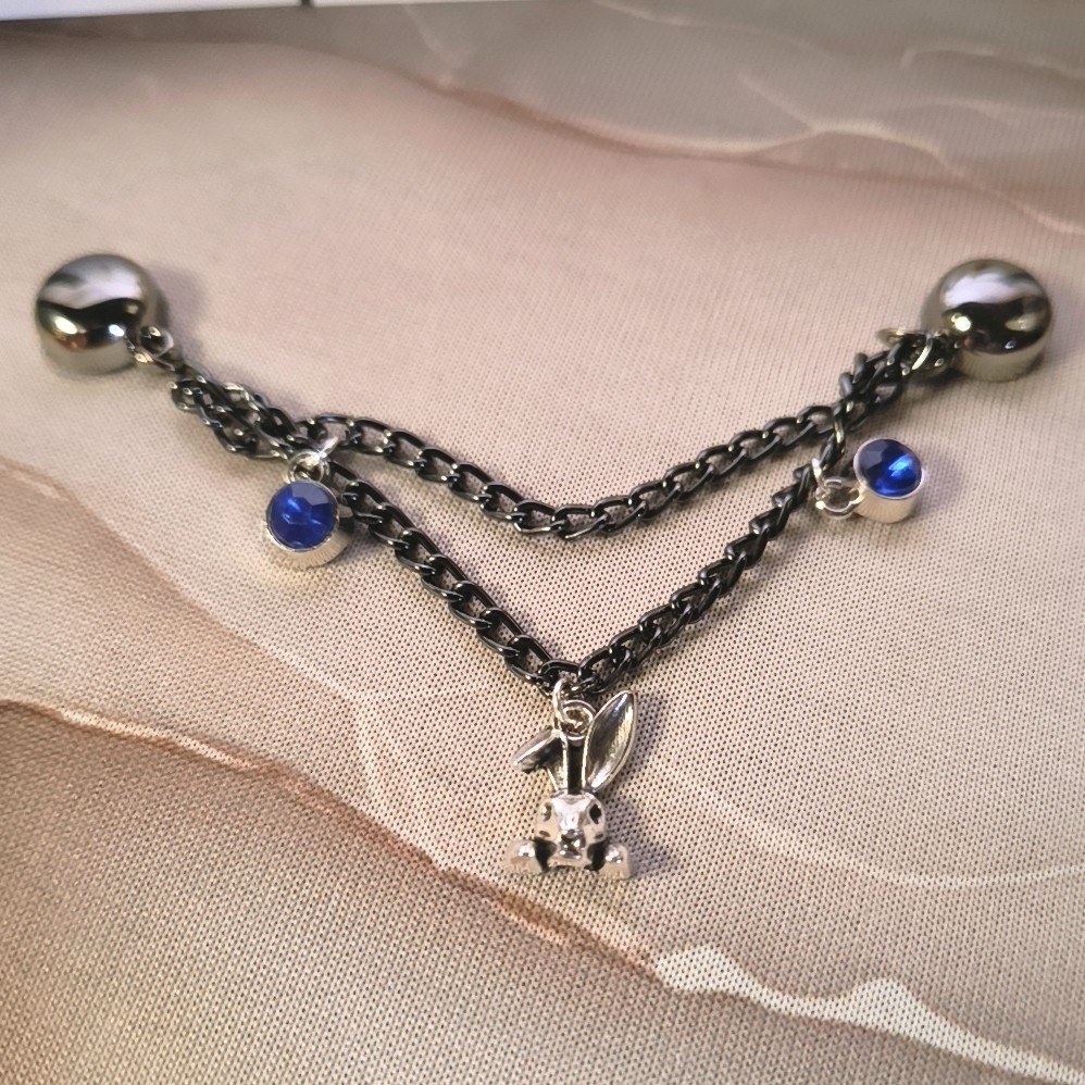 【概念アクセサリー】静かなる水面 - 義勇イメージのアクセサリーセット(イヤリング変更可)