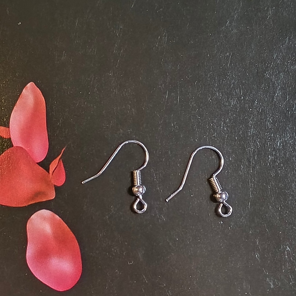 【童磨イメージ】虹色クリスタルと透過光の耳飾り・首飾りセット