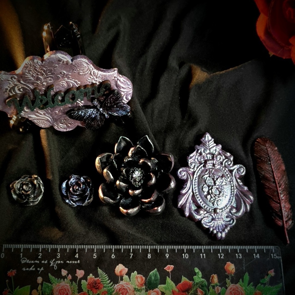 【アレンジ自在】魔法の掲示板ゴシック・アンティークなマグネット式ウェルカムボード