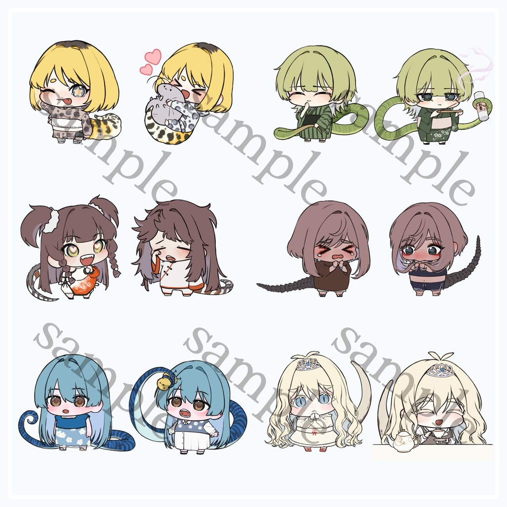 とかげっこシール