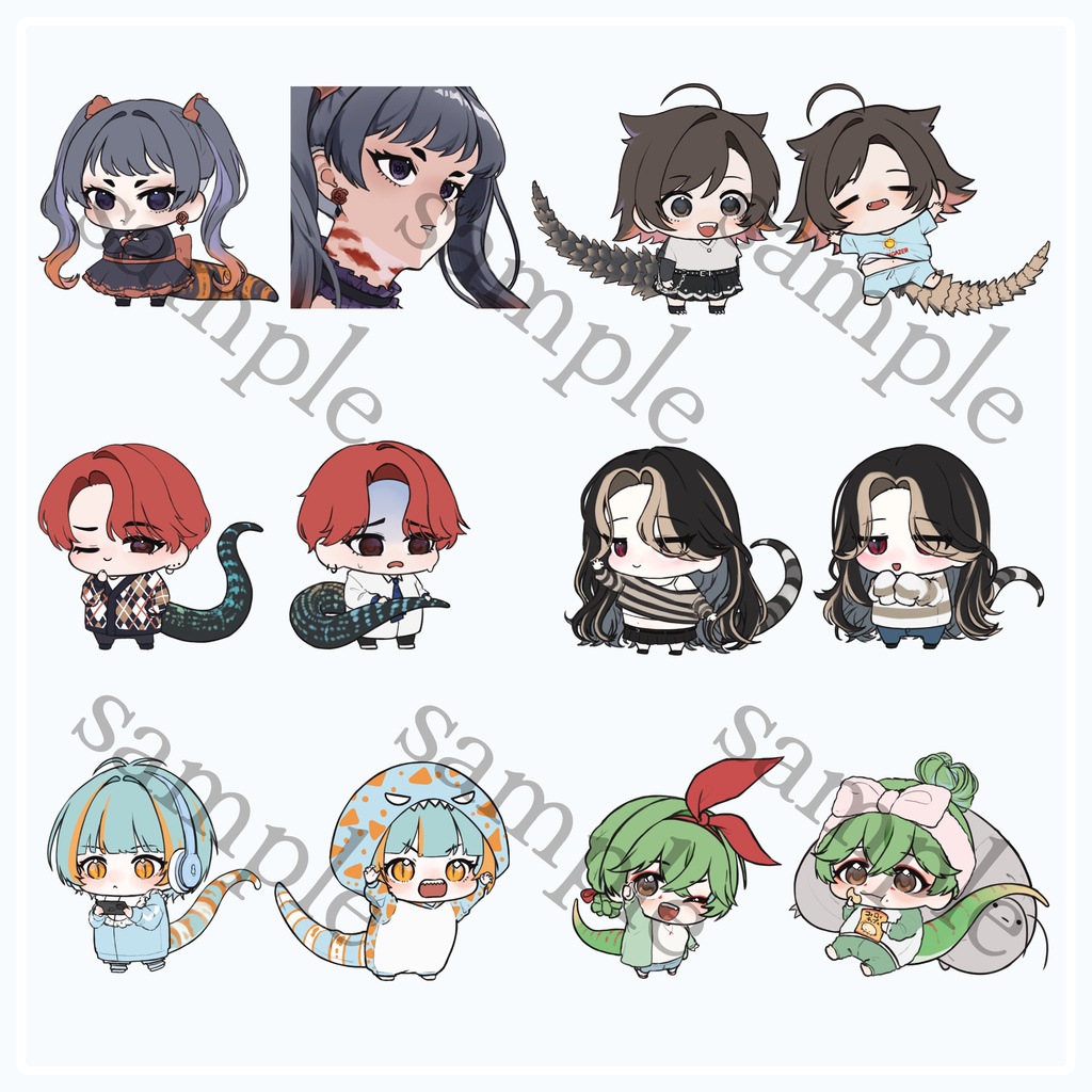 とかげっこシール