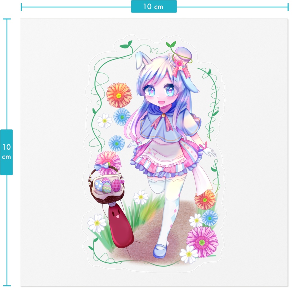 小鈴芽こゆ【イースターver】ステッカー