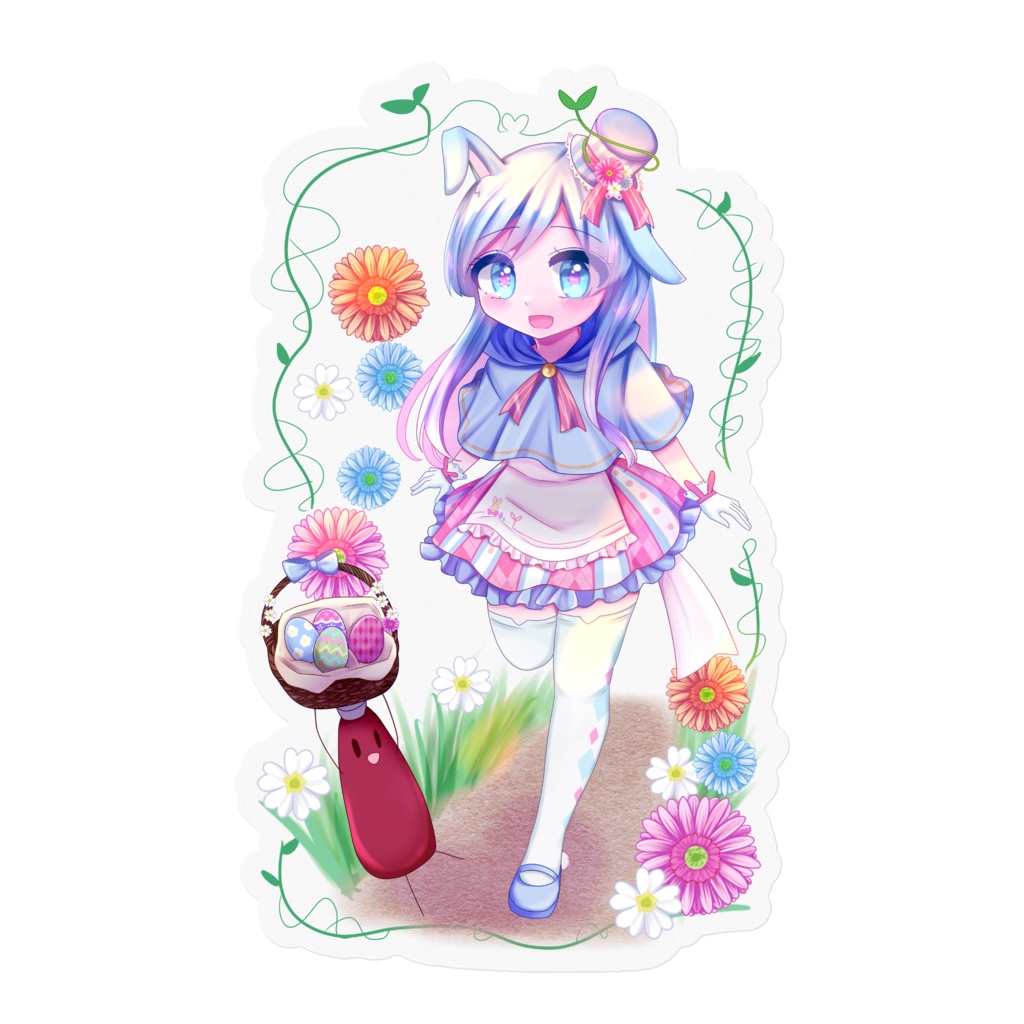 小鈴芽こゆ【イースターver】ステッカー