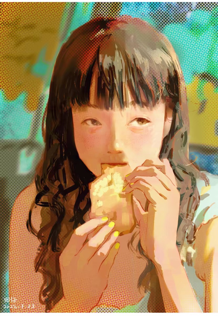 Procreateの色が変わるガッシュブラシ 33本