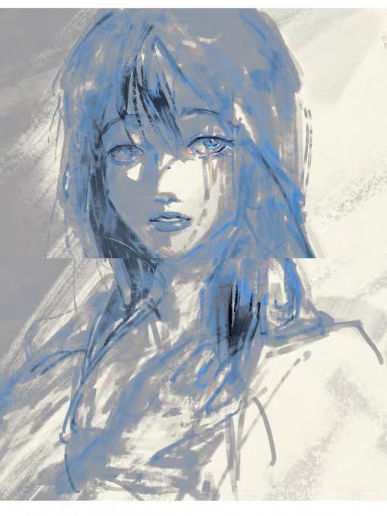 Procreateの色が変わるガッシュブラシ 33本