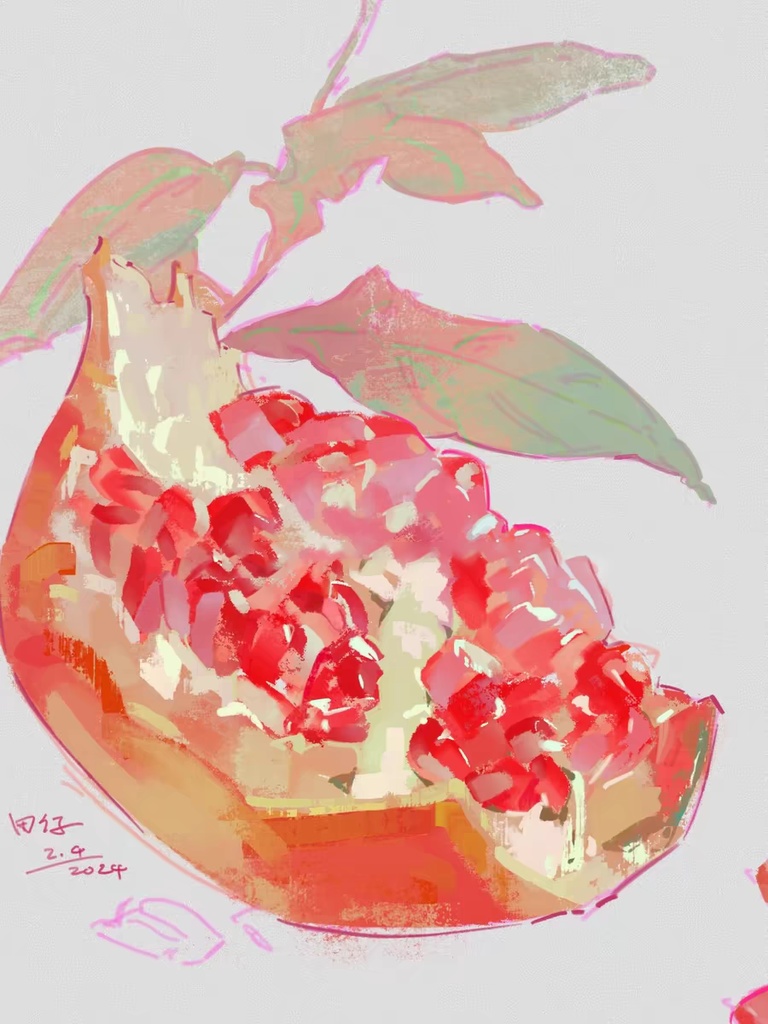 Procreateの色が変わるガッシュブラシ 33本