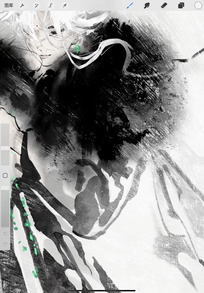 Procreateのライン効果の高密度 ブラシ12本