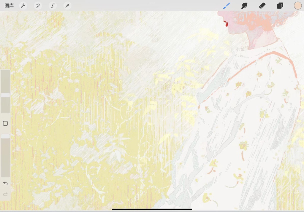 Procreateのライン効果の高密度 ブラシ12本