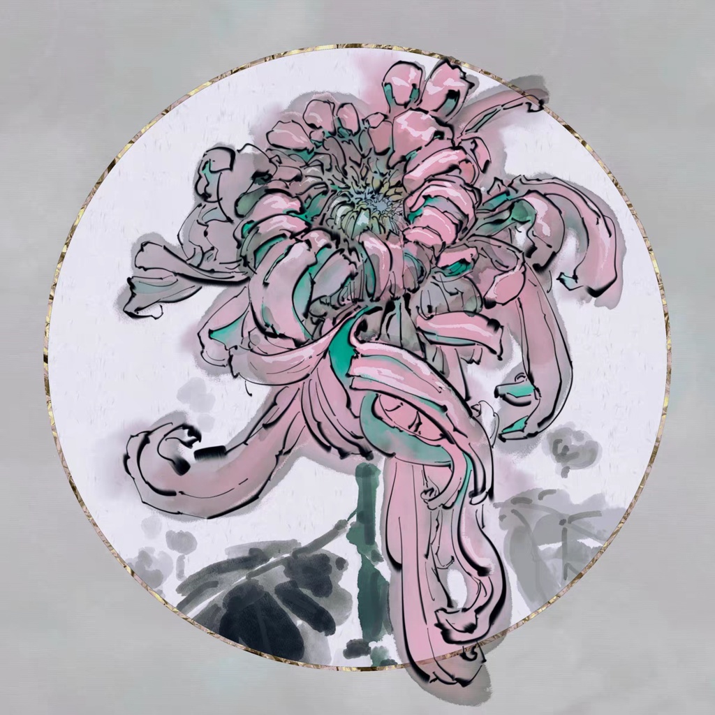 Procreateの伝統的な中国の絵画ブラシ 40本