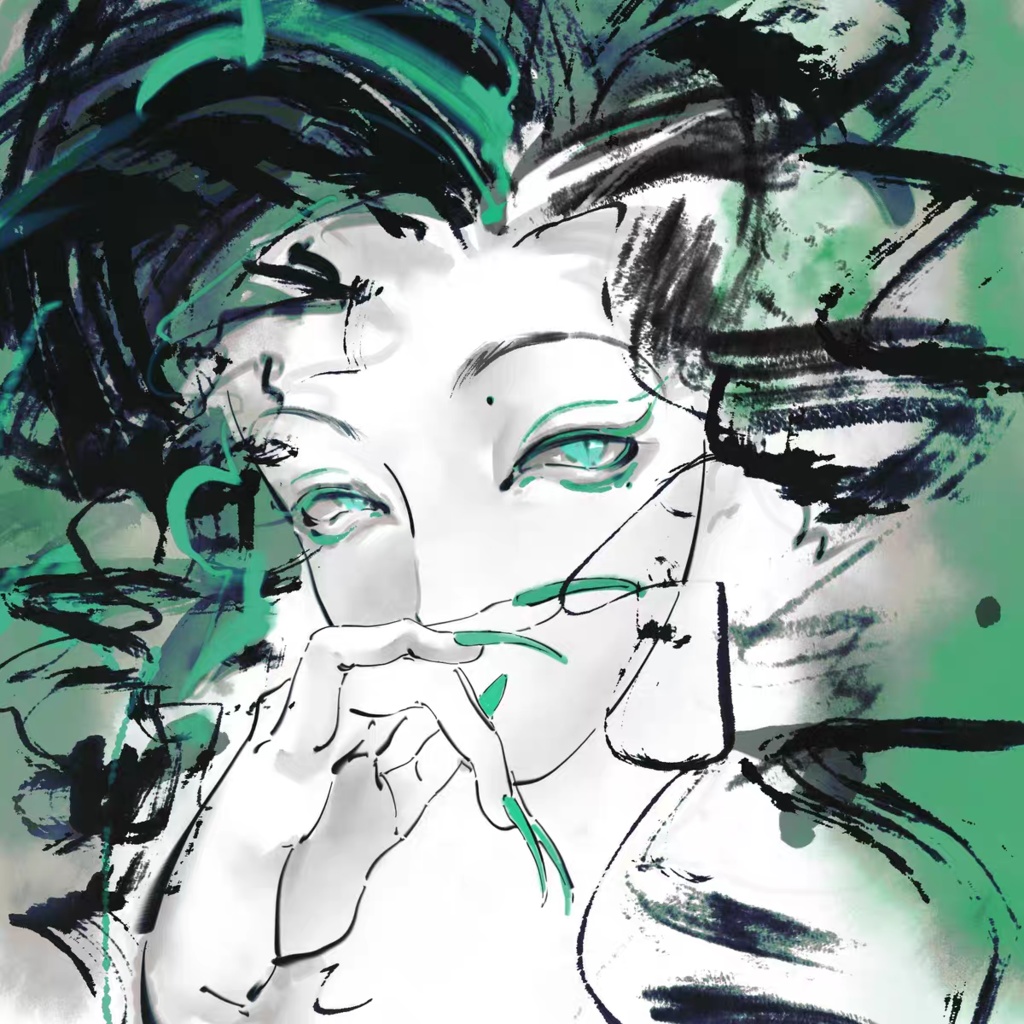 Procreateの伝統的な中国の絵画ブラシ 40本