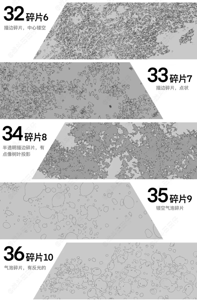 Procreateのテクスチャ ブラシ 36本